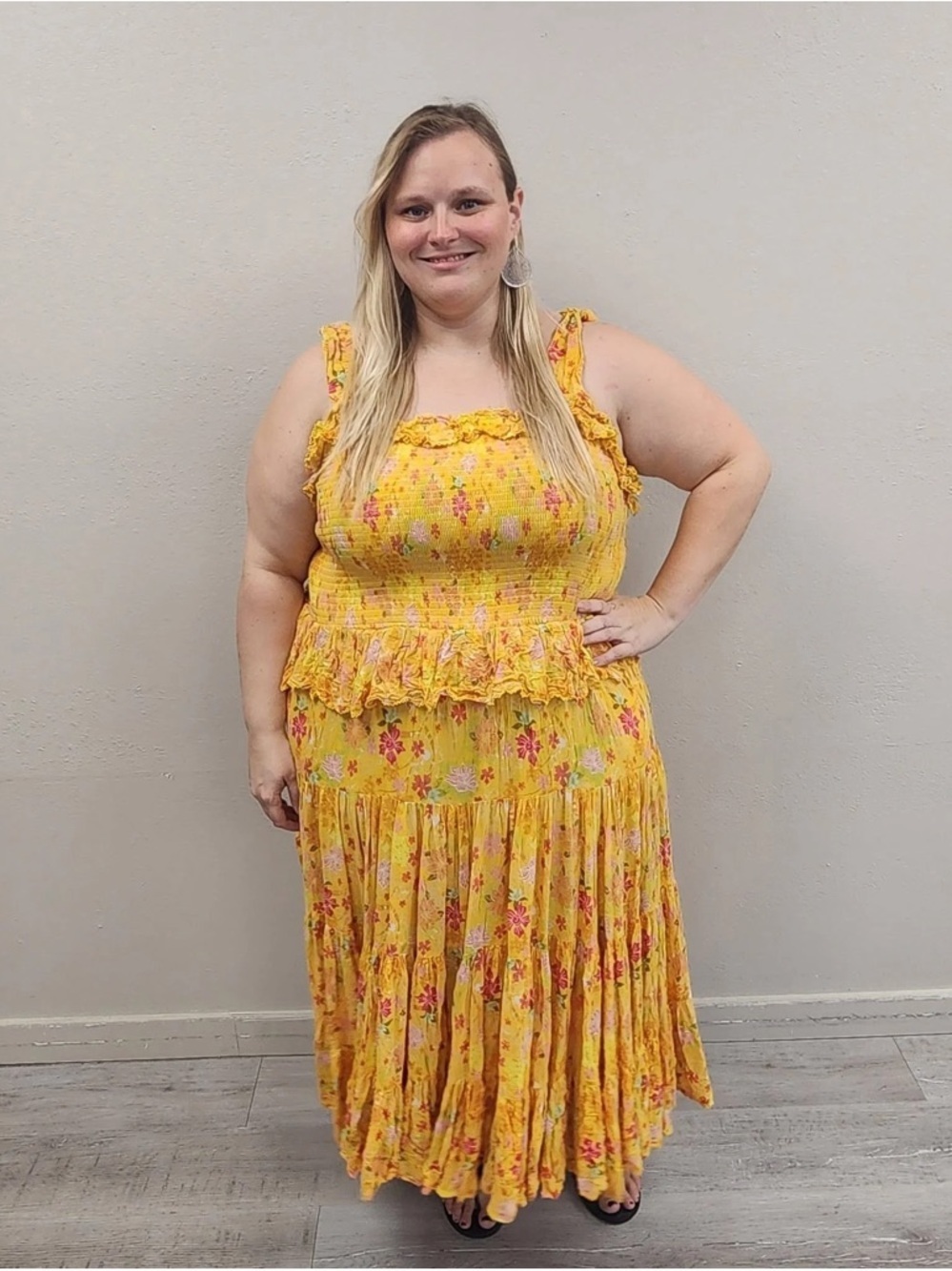 Disney Parks Yellow Color Me Courtney Tiana Dress - Size 3X